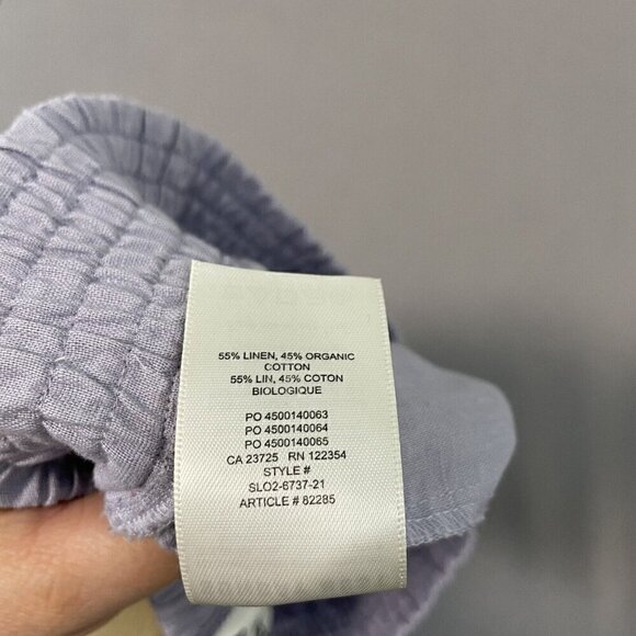 Aritzia Sunday Best Linen Blend Boxer Lounge Shorts Lilac Purple size XXS - Picture 5 of 5